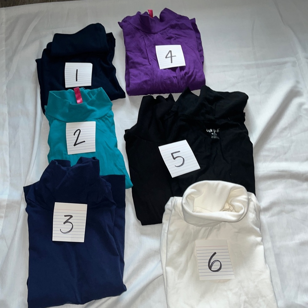 Girls turtleneck shirts